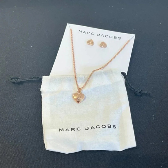 Earring and Necklace Set-Rose Gold** Limited Edition** - Picture 3 of 7